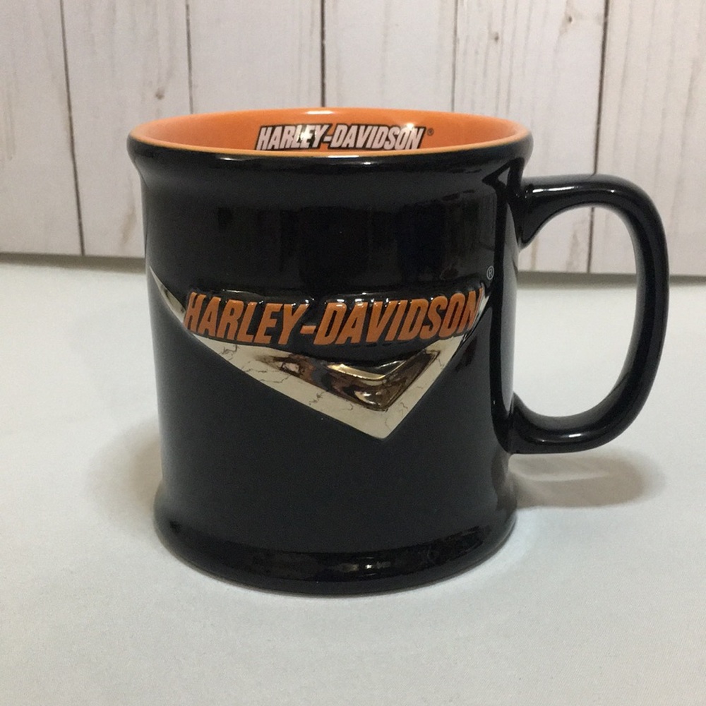 Harley Davidson Mug with Raised Logo